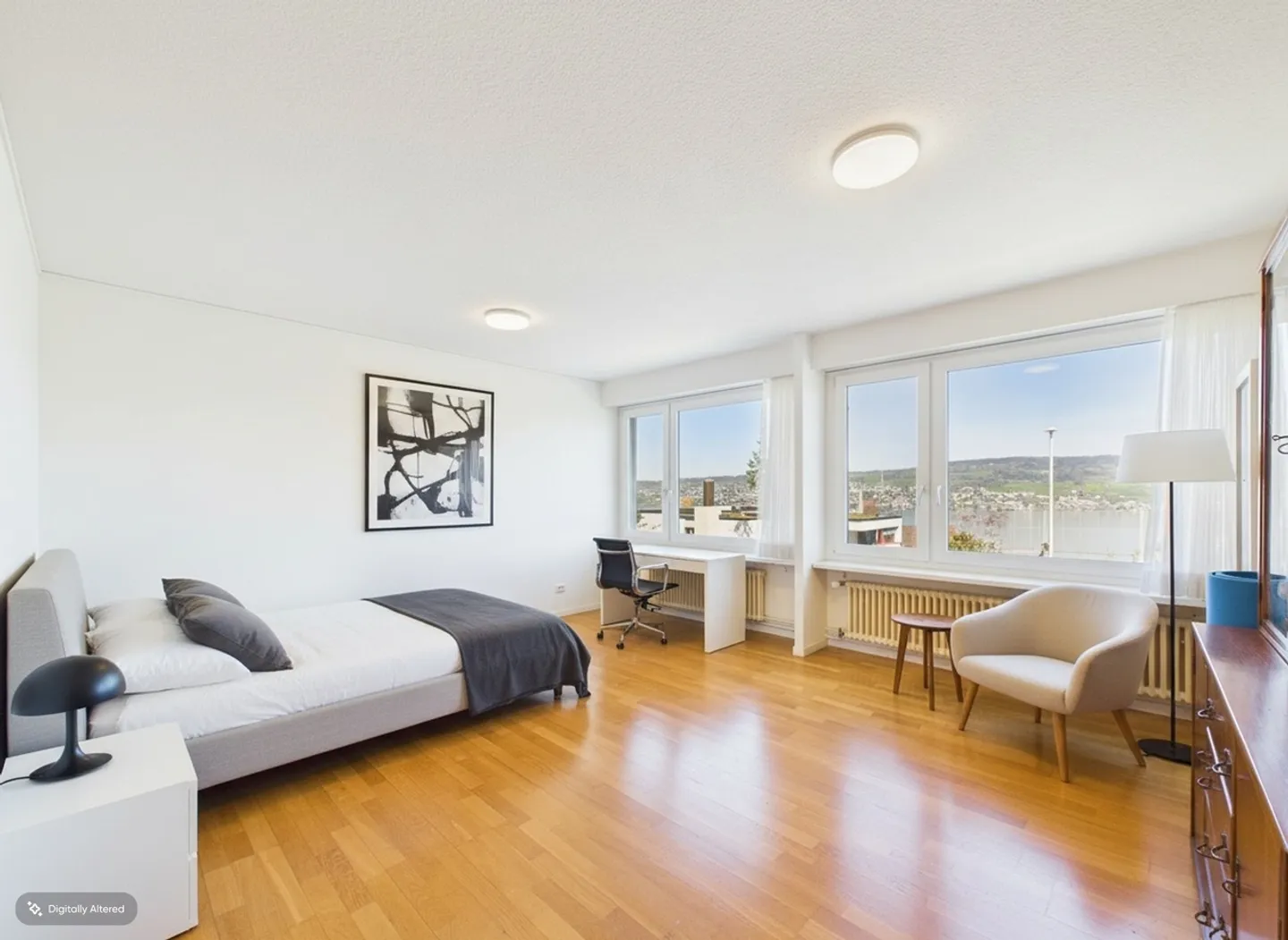 Architektonisches Einfamilienhaus mit Seesicht - Foto 8 von 14
