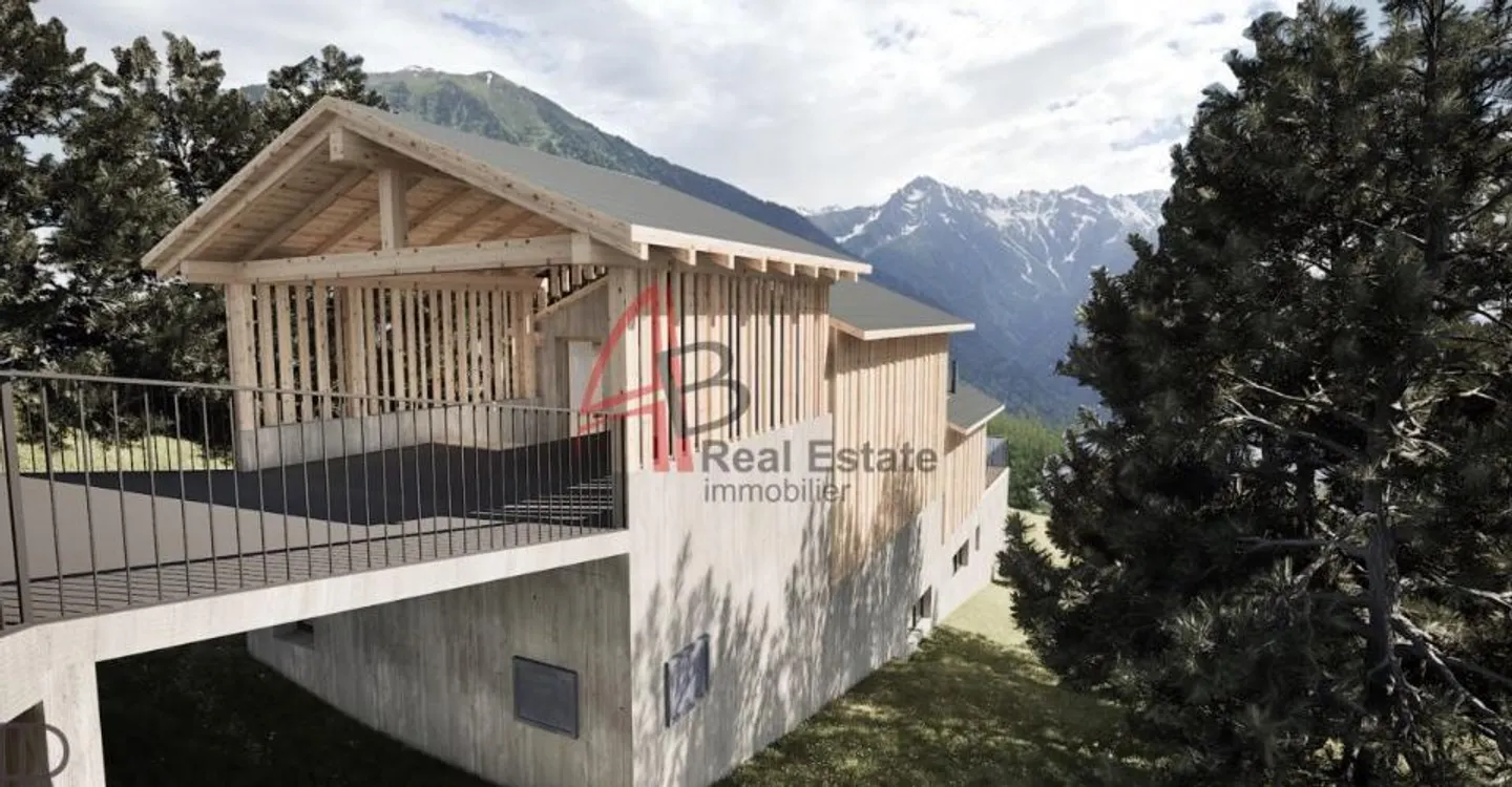Contemporary villa of 4.5 rooms - 3 bedrooms, private forest and panoramic view - Chemin-Dessus (Val de Bagnes) - Photo 3 of 13