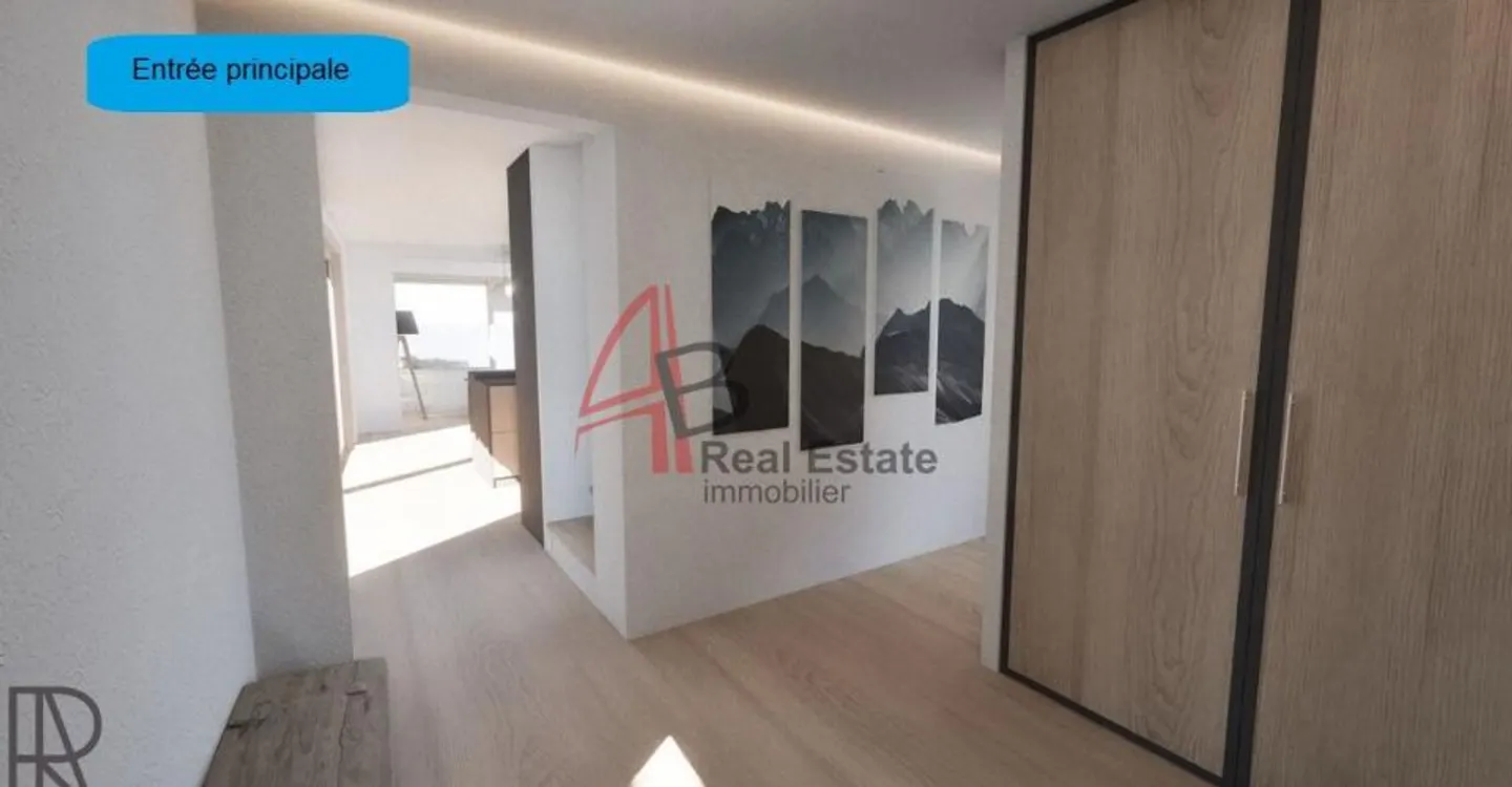 Contemporary villa of 4.5 rooms - 3 bedrooms, private forest and panoramic view - Chemin-Dessus (Val de Bagnes) - Photo 5 of 13