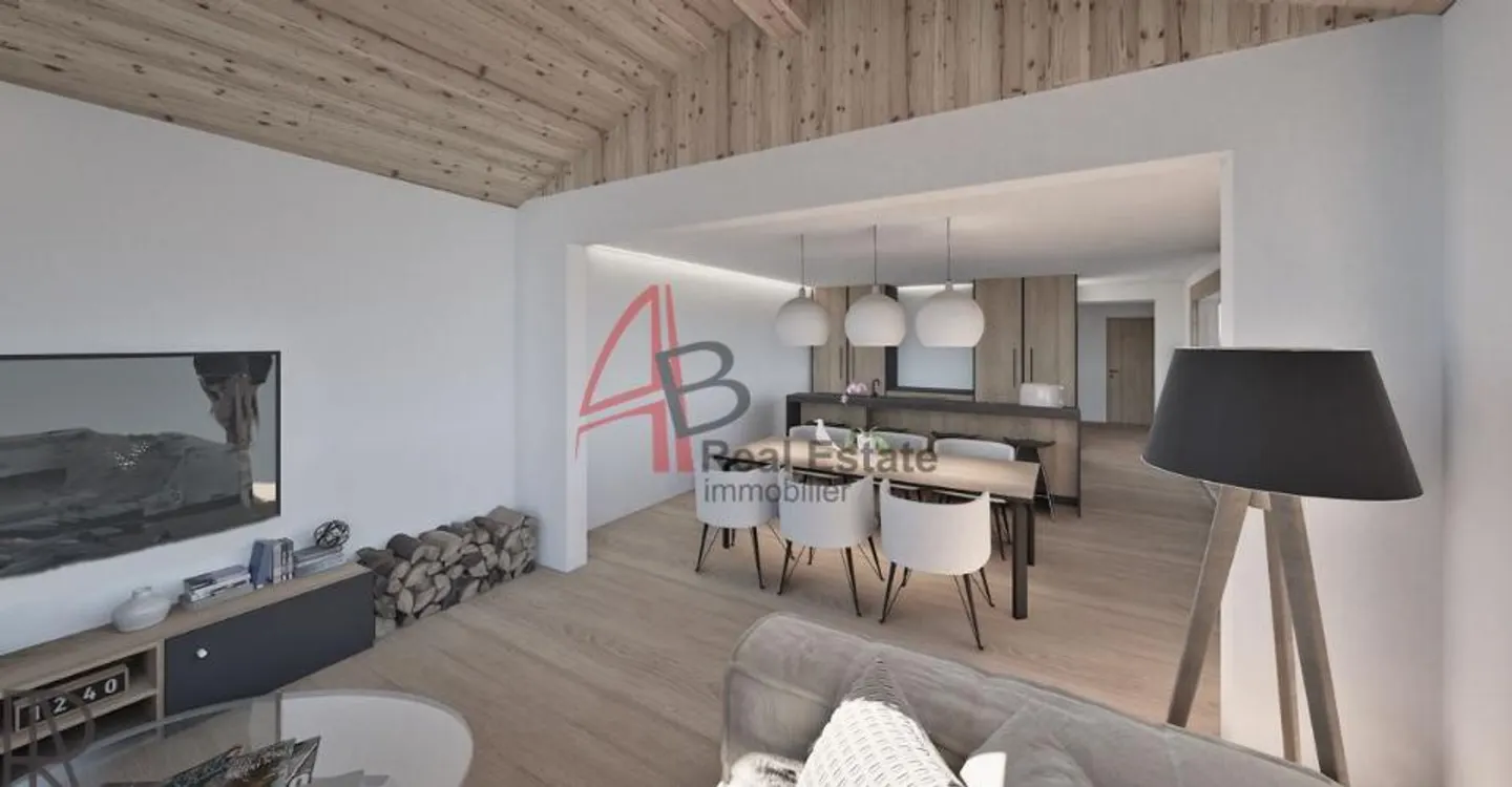 Contemporary villa of 4.5 rooms - 3 bedrooms, private forest and panoramic view - Chemin-Dessus (Val de Bagnes) - Photo 7 of 13