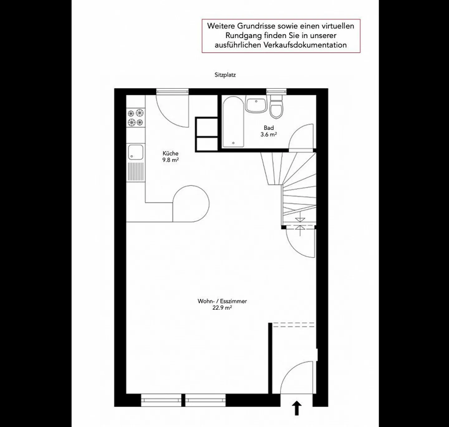 Casa a schiera affascinante per 1-2 persone - Foto 8 di 8