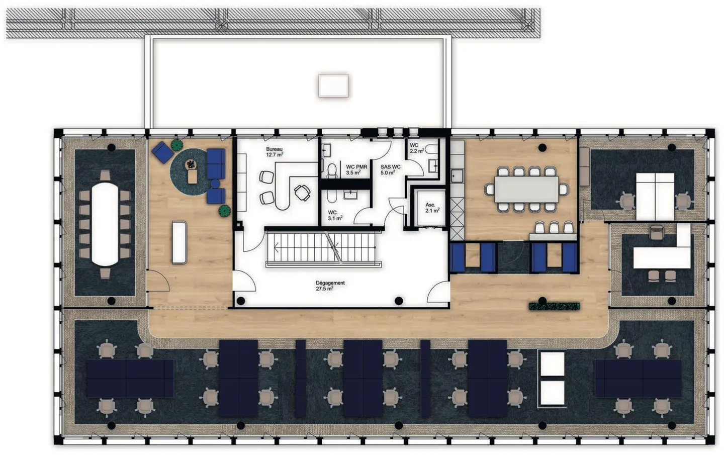 Bureau à louer - Photo 2 sur 12