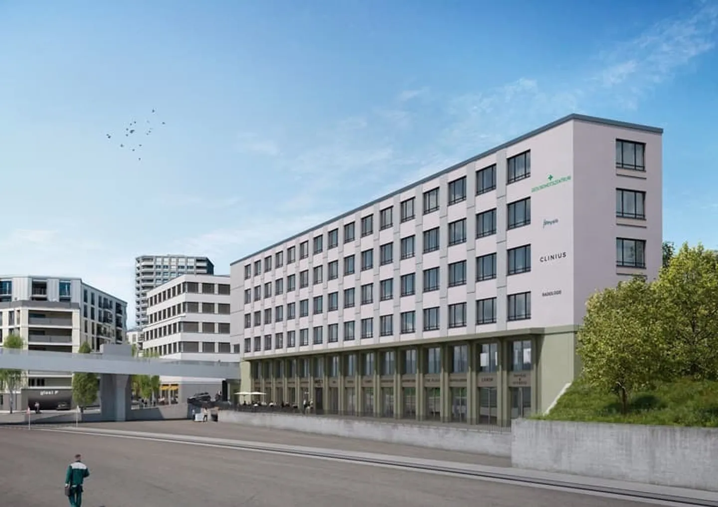 Edificio moderno con focus medico - Foto 1 di 3