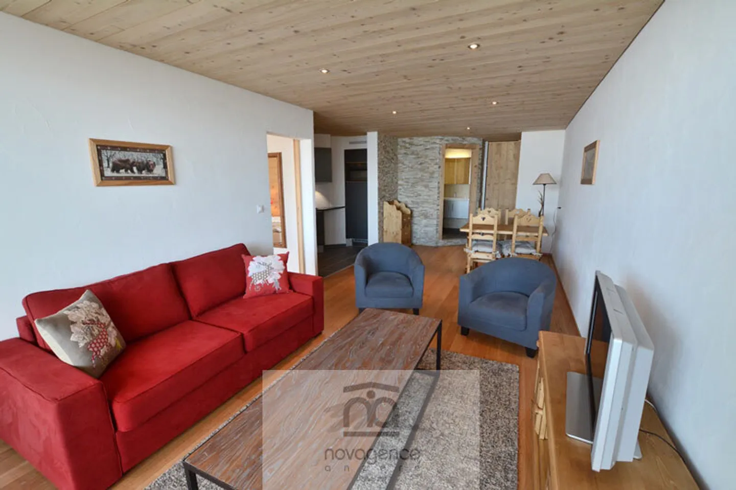 Charmante Wohnung in Anzère - Foto 1 von 9