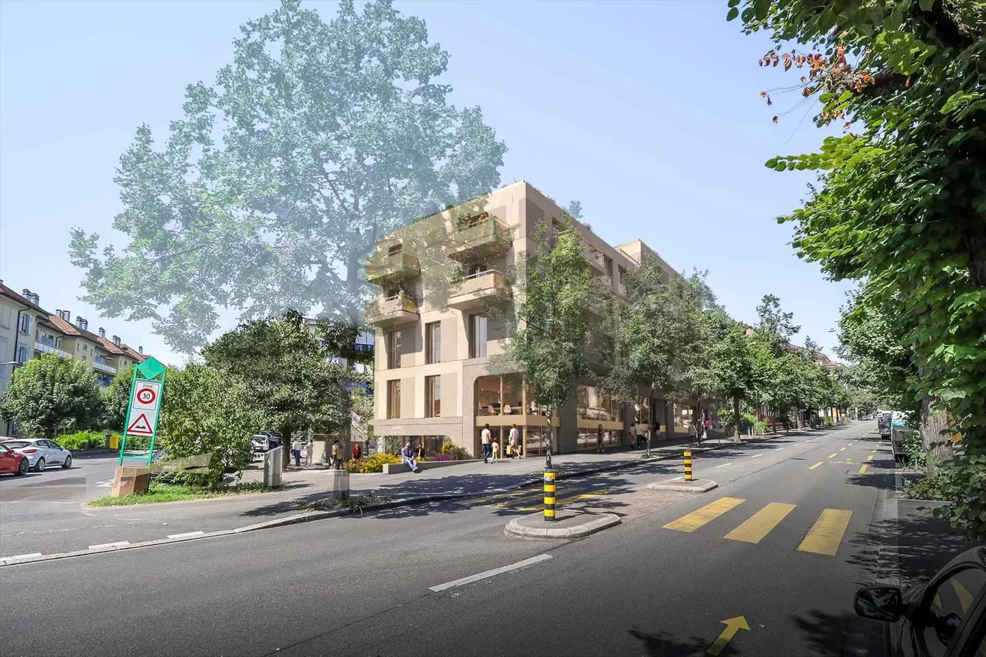 Spazi commerciali Lausanne-Ouchy con terrazza, estate 2026 - Foto 1 di 3