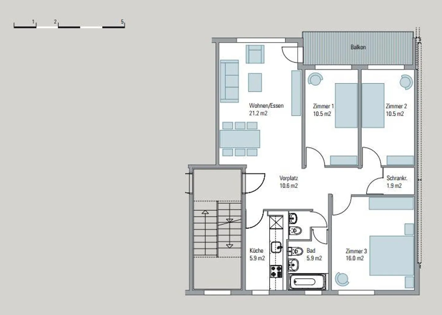 Modernes Apartment am Greifensee - Foto 5 von 5