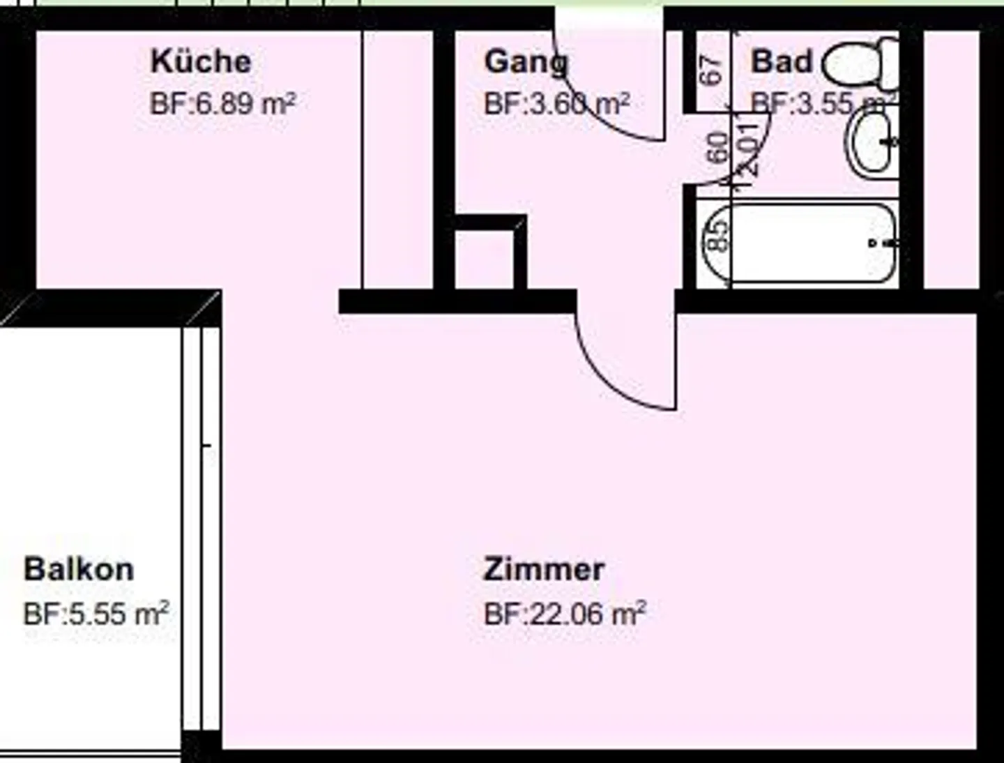 Belle appartement 1.5 pièces à Arbon - Photo 9 sur 13