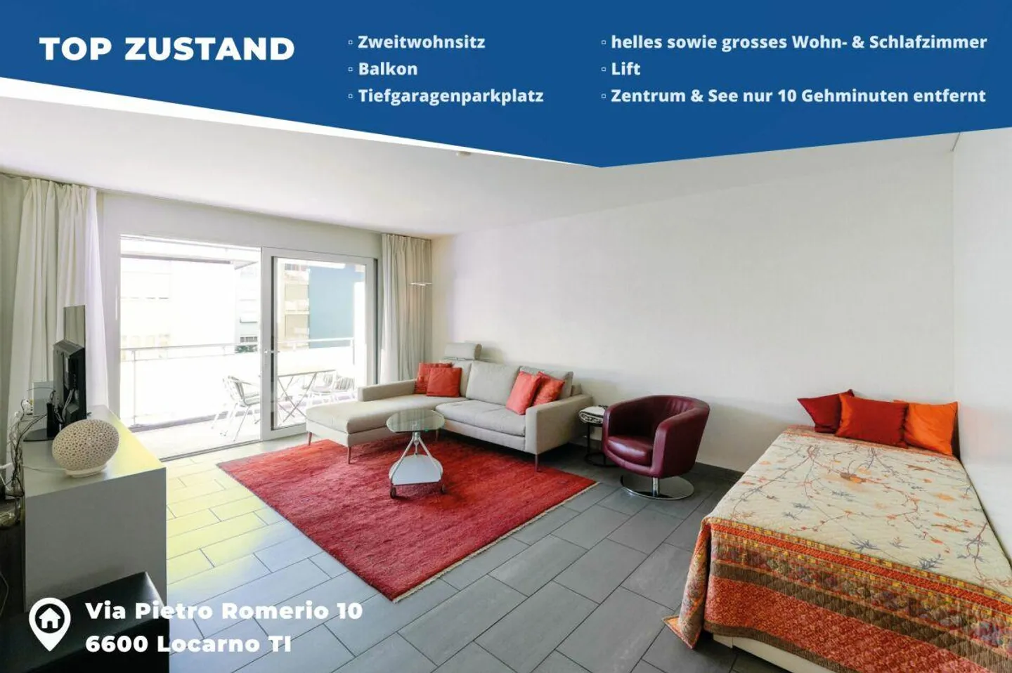 Charming 2 ½ room condominium with 2nd residence permit - Photo 11 of 11