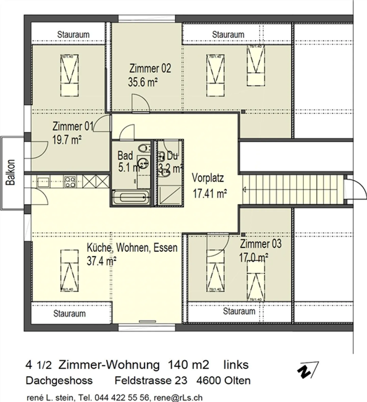 Charmante Dachgeschosswohnung - Foto 5 von 5