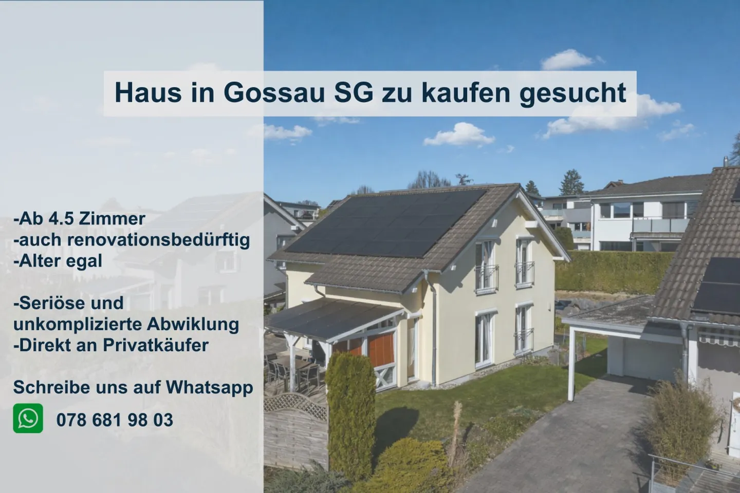 Charmante maison familiale à Gossau - Photo 1 sur 1