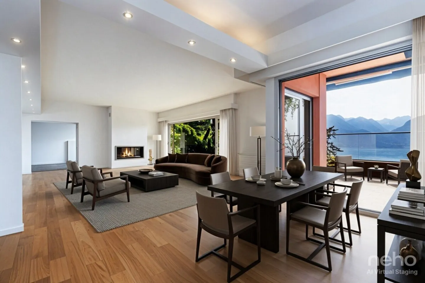 Luxusvilla mit 180-Grad-Panoramablick auf den Genfersee - Foto 1 von 12