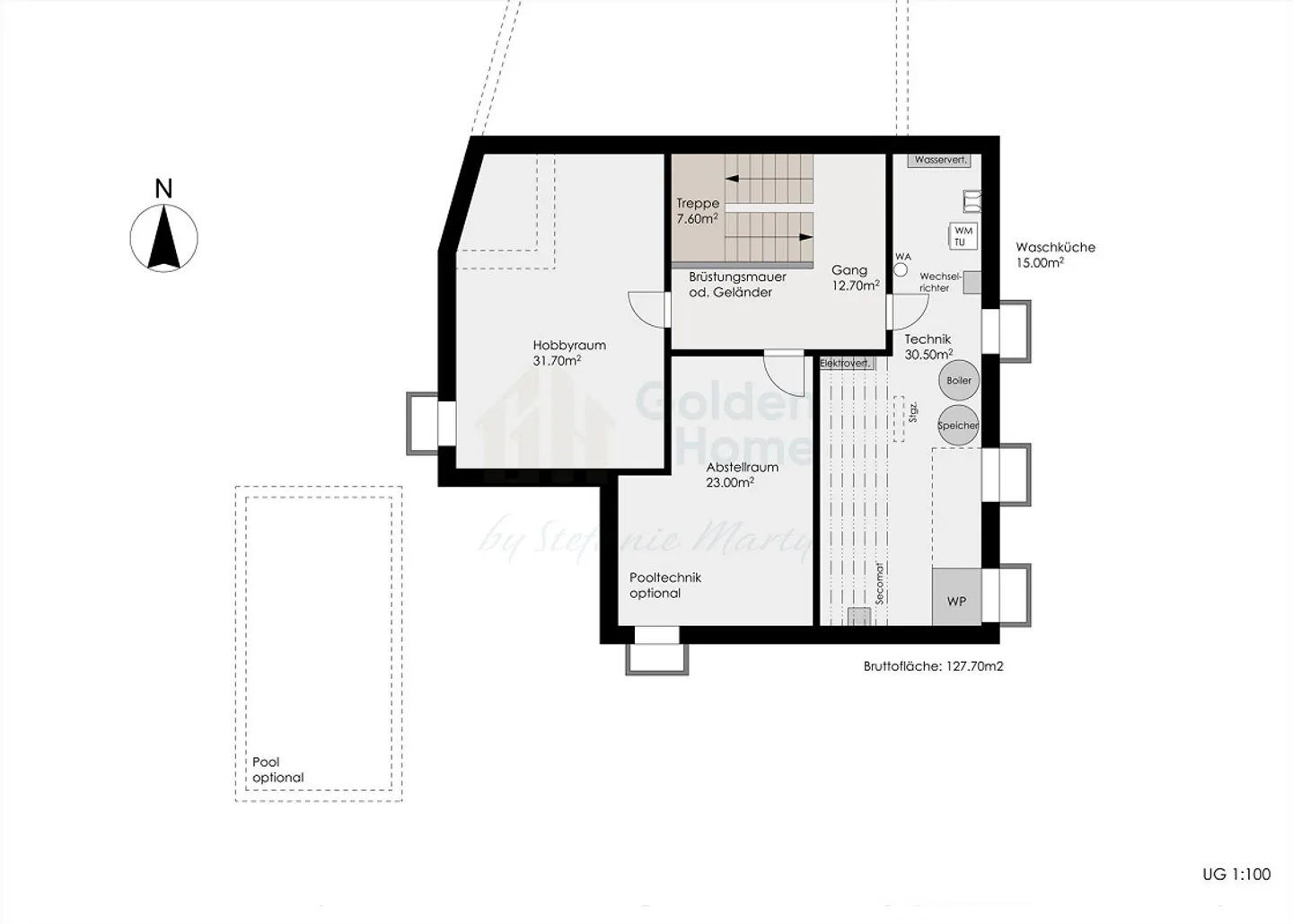 Exklusives 6,5 Zimmer-Neubauprojekt mit 267 m² Wohnfläche - Foto 6 di 6