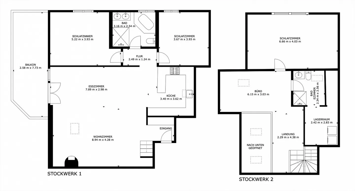 Spacious Maisonette Apartment with Lake View and Parking - Photo 13 of 13