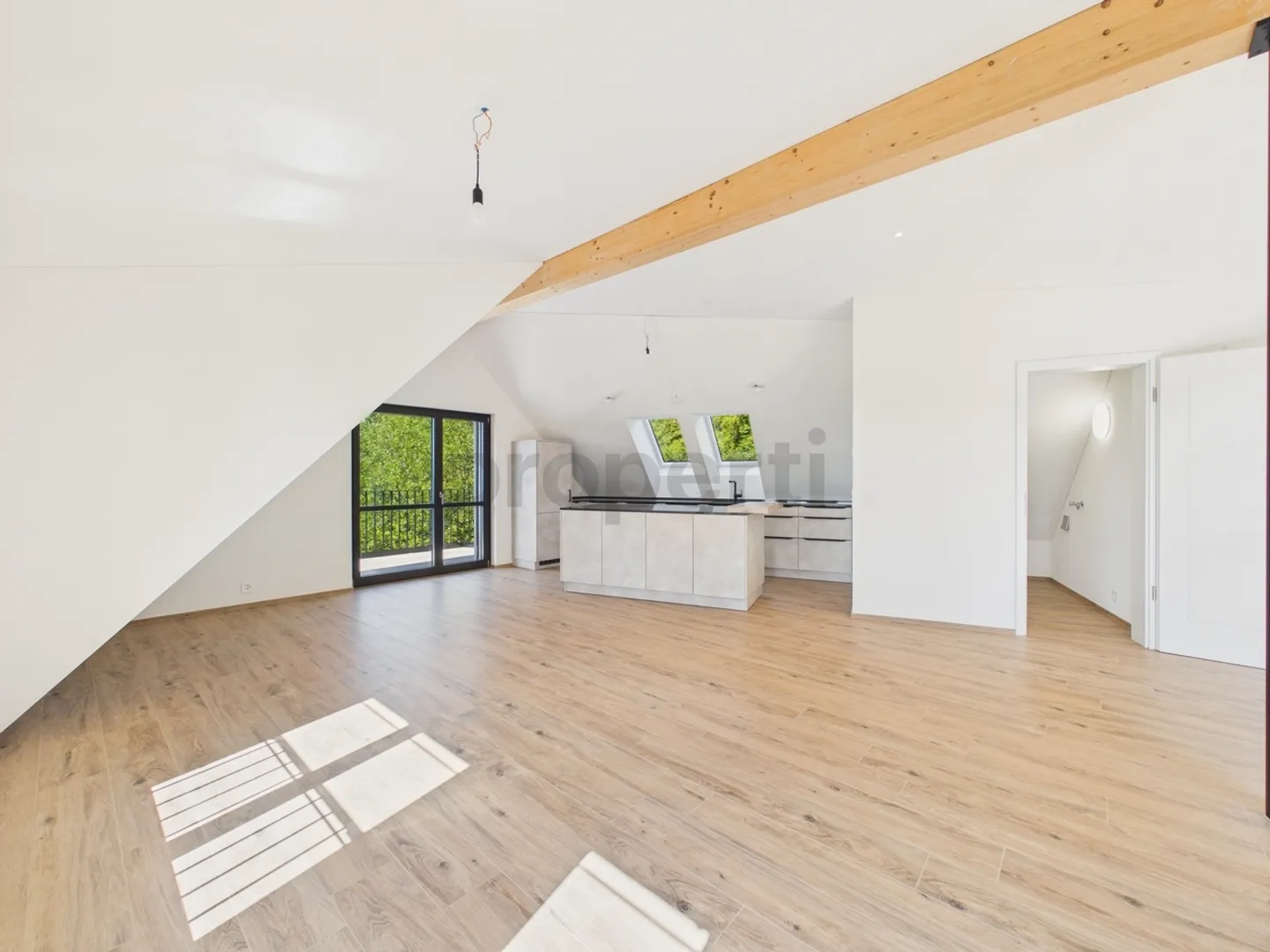 Penthouse apartment directly at the edge of the forest with a view of Lake Zurich, Minergie standard and free cooling - Photo 1 of 13