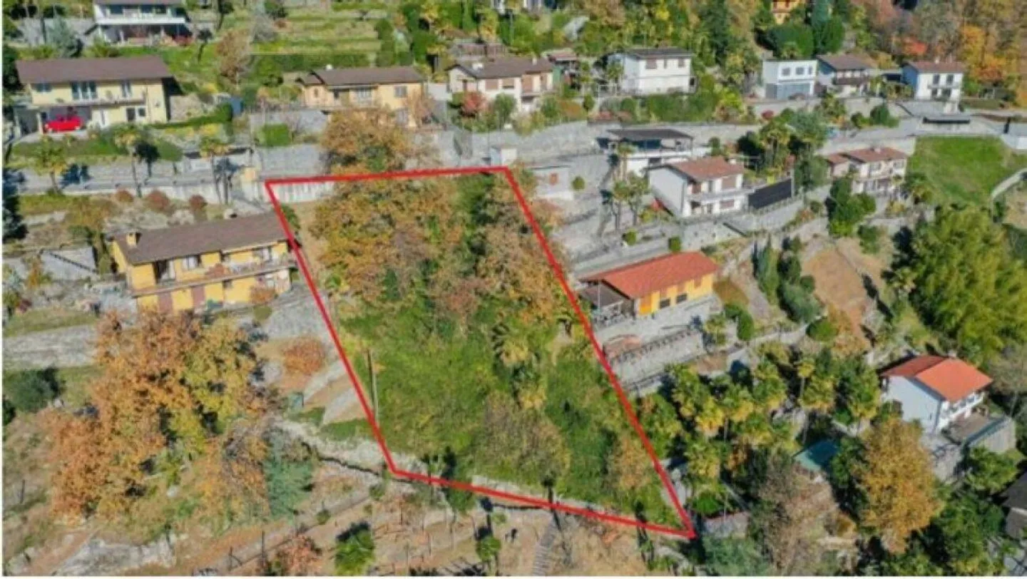 Terrain de construction exclusif à Agarone - Paix, Soleil, Panorama - Photo 1 sur 2