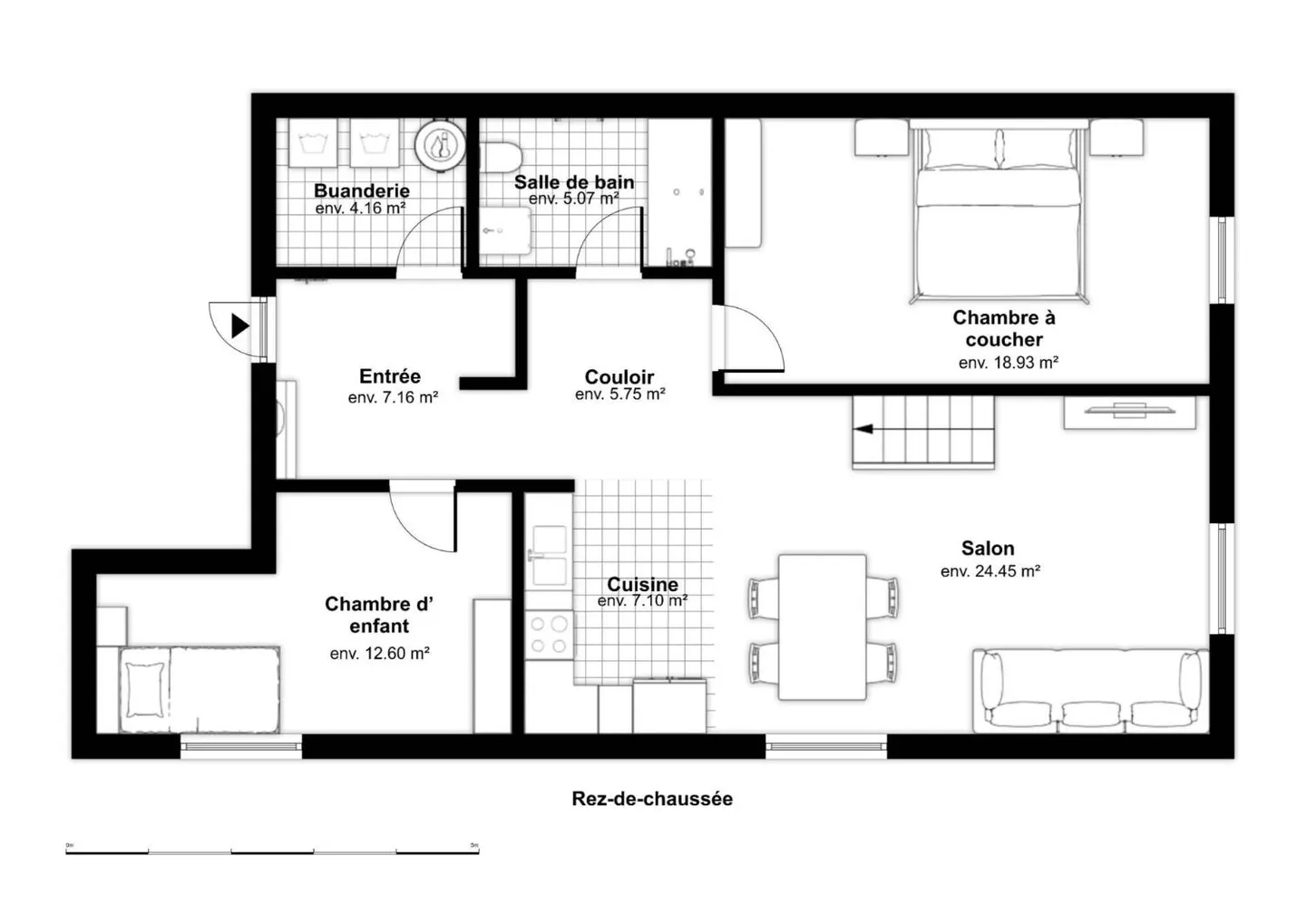 3,5-Zimmer-Wohnung - Foto 3 von 13
