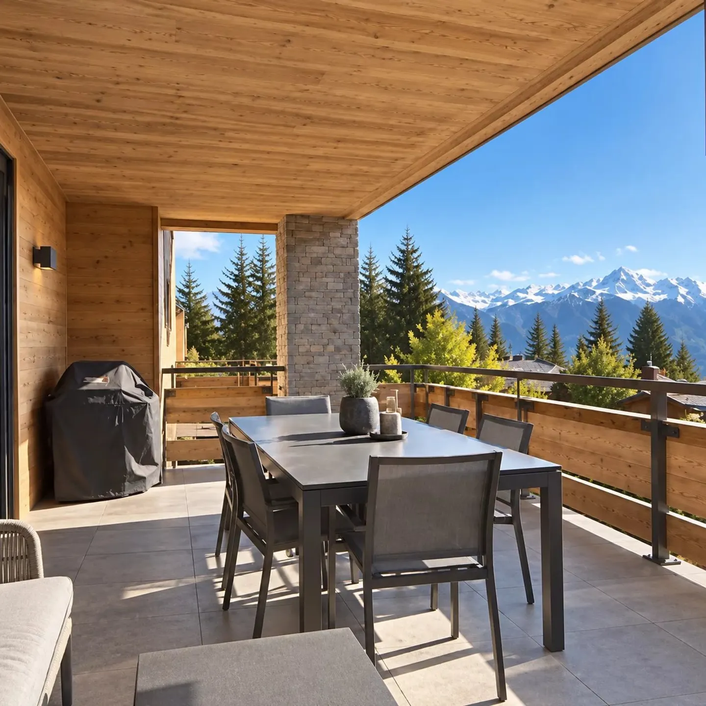 Chalet Wohnung mit Grosser Terrasse - Foto 2 von 7