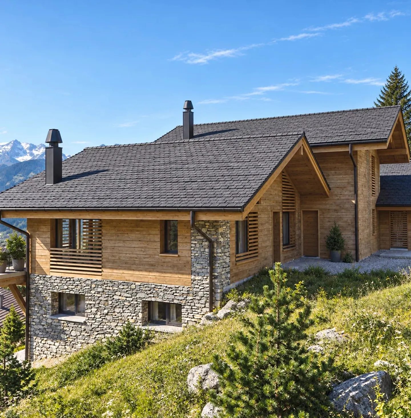 Chalet Wohnung mit Grosser Terrasse - Foto 6 von 7