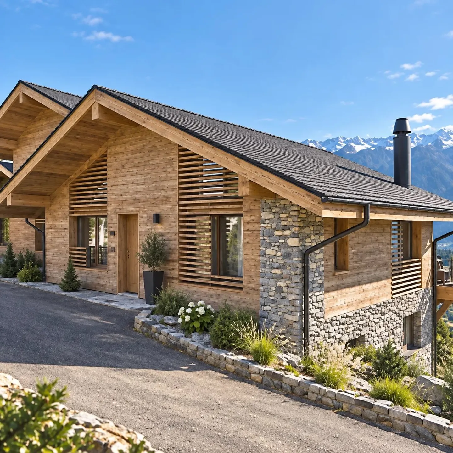 Chalet Wohnung mit Grosser Terrasse - Foto 7 von 7