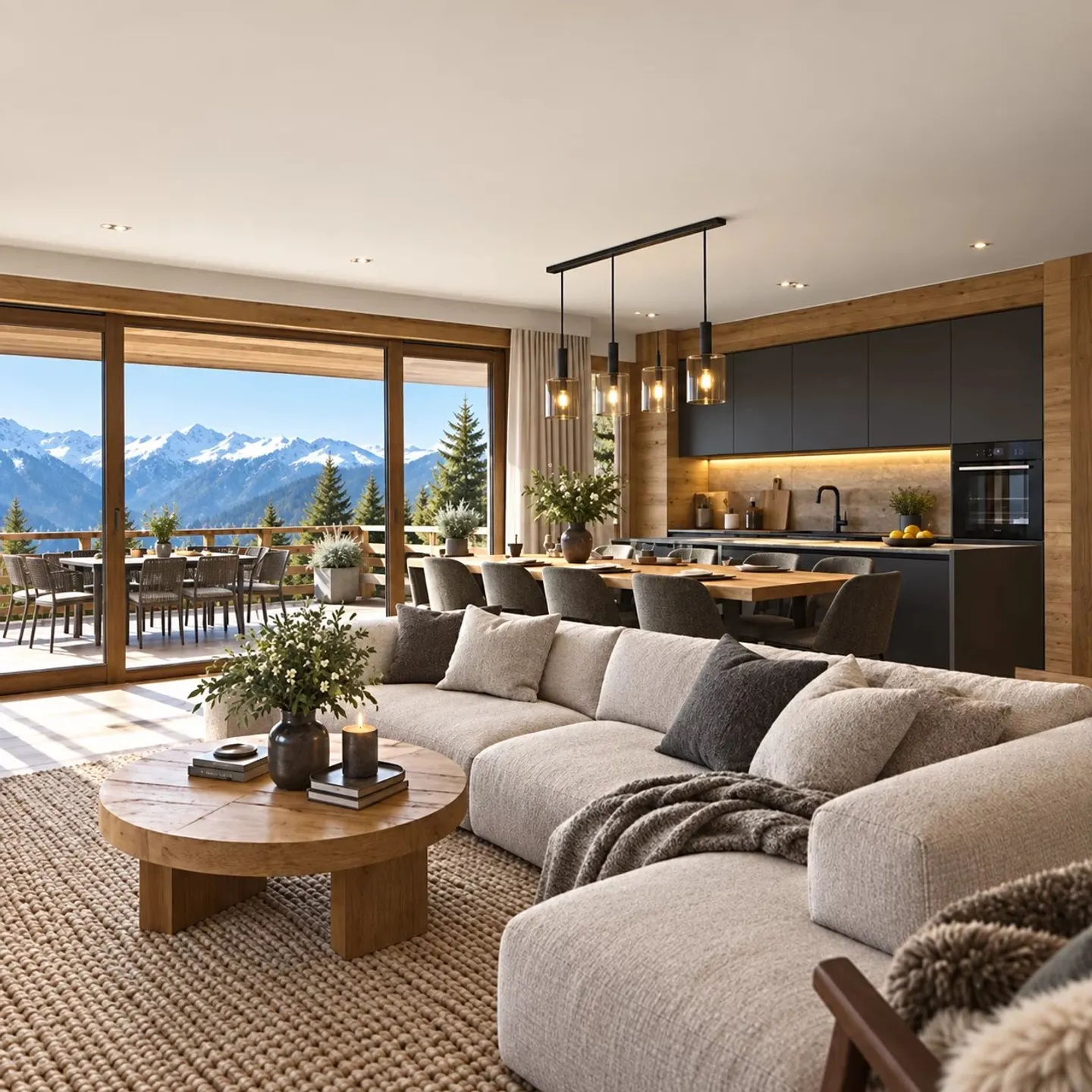 Chalet Wohnung mit Grosser Terrasse - Foto 3 von 7