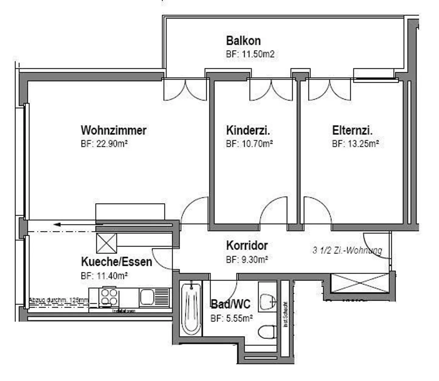Appartement à louer - Photo 6 sur 7