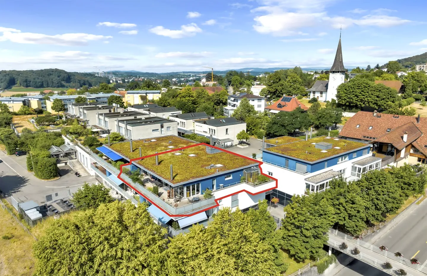 Modern Penthouse Living in the Center of Bolligen - Photo 1 of 27