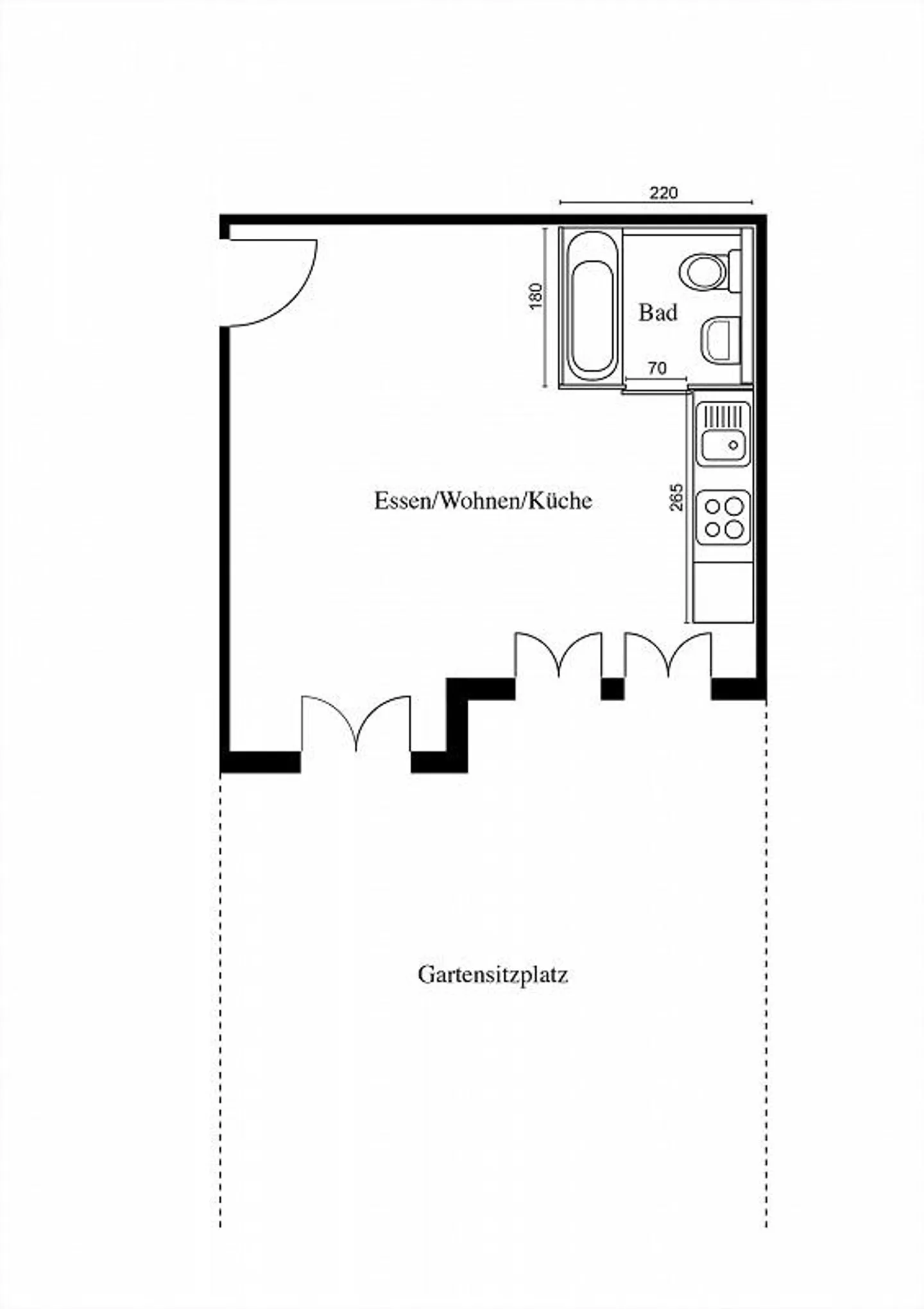 Appartamento luminoso di 4,5 stanze con appartamento separato di 1,5 stanze - Foto 29 di 29