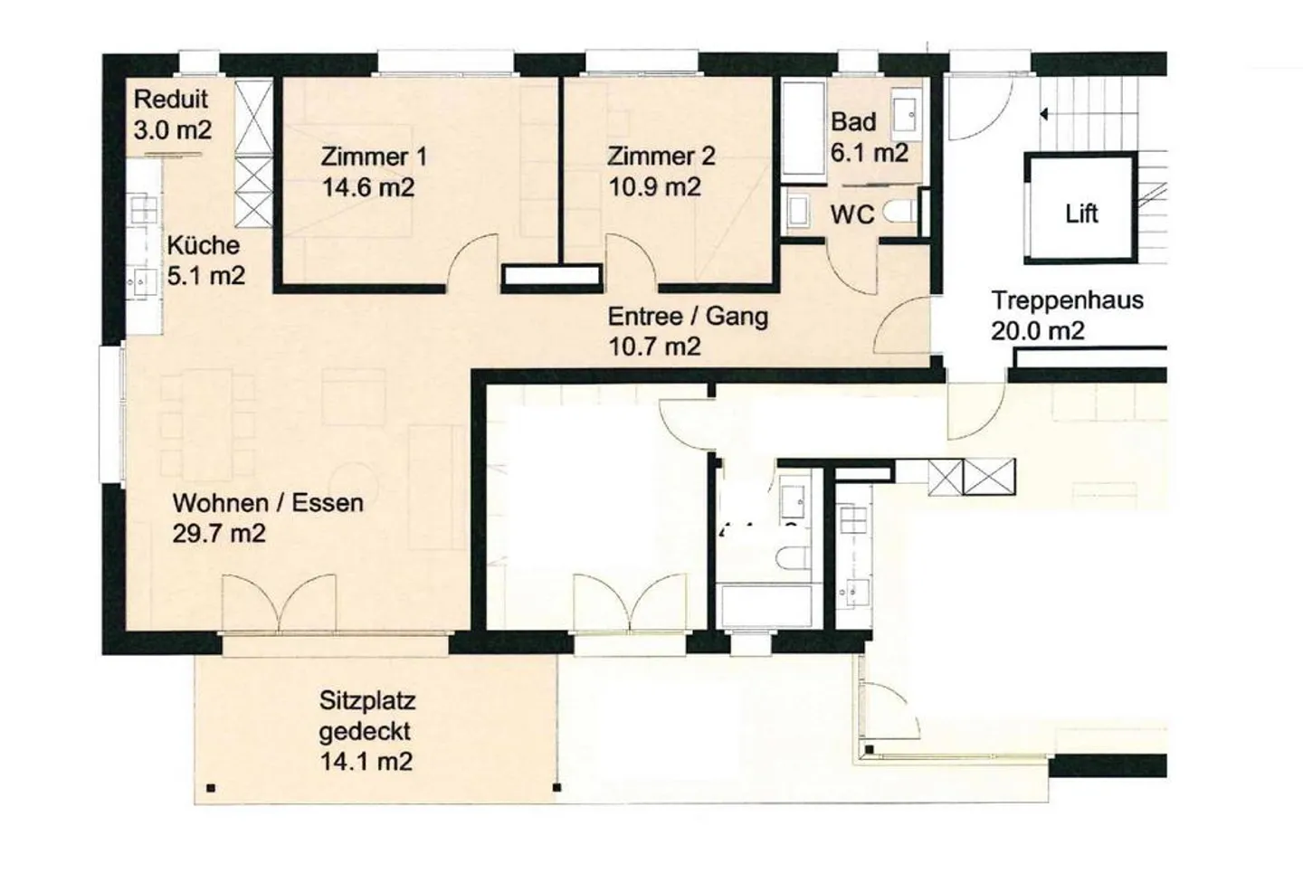 Garden apartment with spacious seating area - Photo 7 of 7
