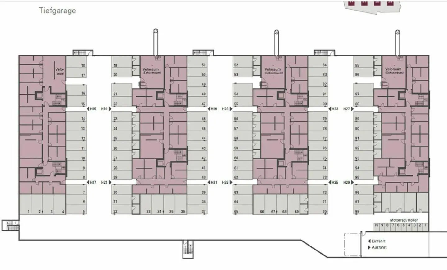 Espace de stationnement pour motos à louer - Photo 4 sur 4