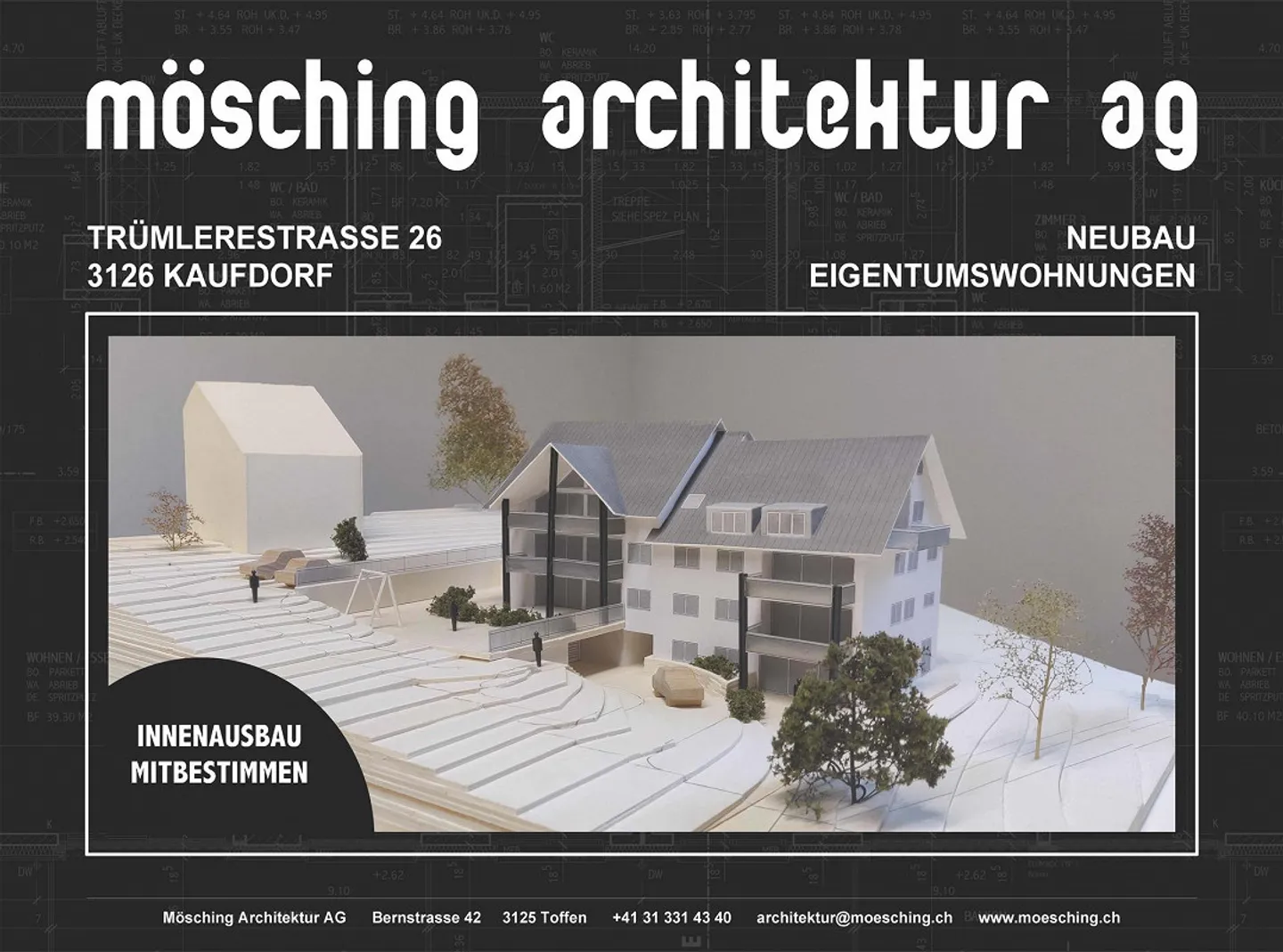 New construction 4 1/2 rooms (No. 04) - Trümlerestrasse 26 in 3126 Kaufdorf - Photo 5 of 14