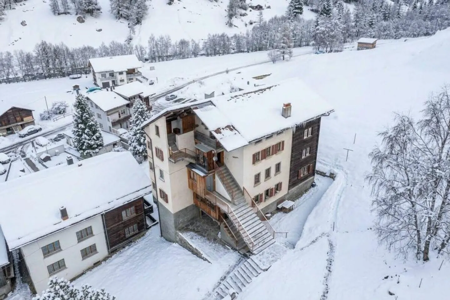 Appartamento in una casa walser originale in uno dei più antichi villaggi del Saastal. - Foto 12 di 18