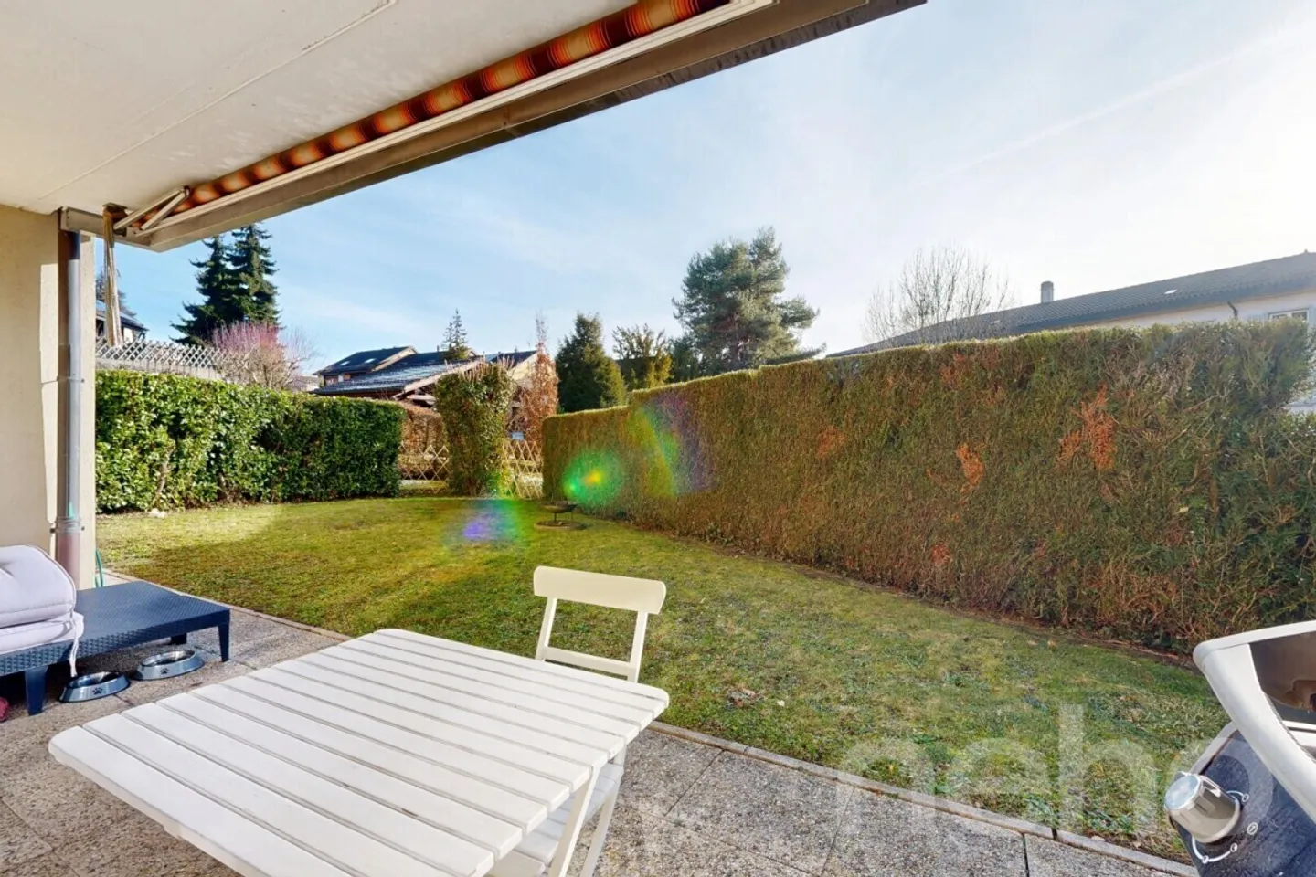 Schöne 3,5-Zimmer-Wohnung im Erdgeschoss in absoluter Ruhe in Cheseaux - Foto 4 von 12