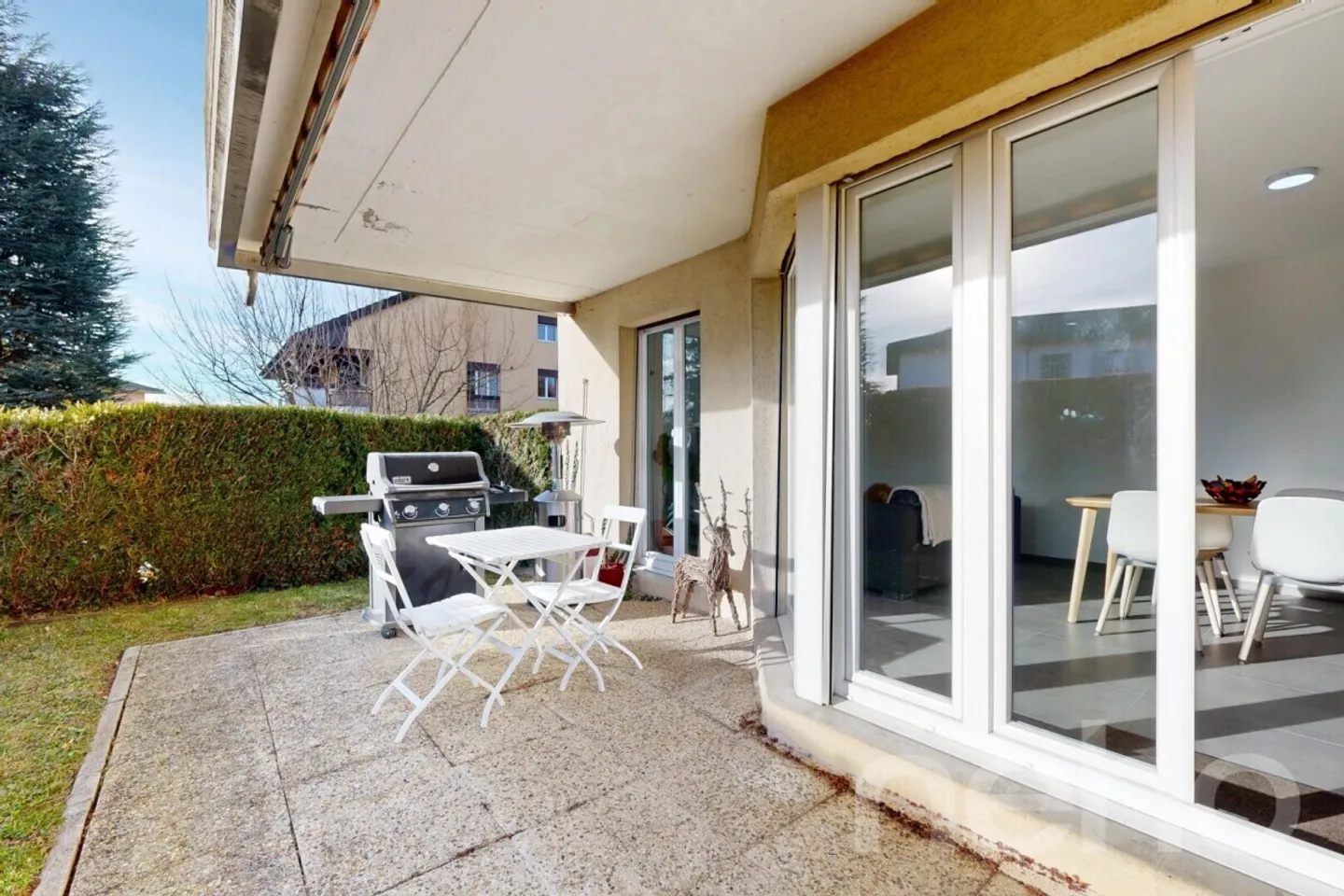 Schöne 3,5-Zimmer-Wohnung im Erdgeschoss in absoluter Ruhe in Cheseaux - Foto 5 von 12