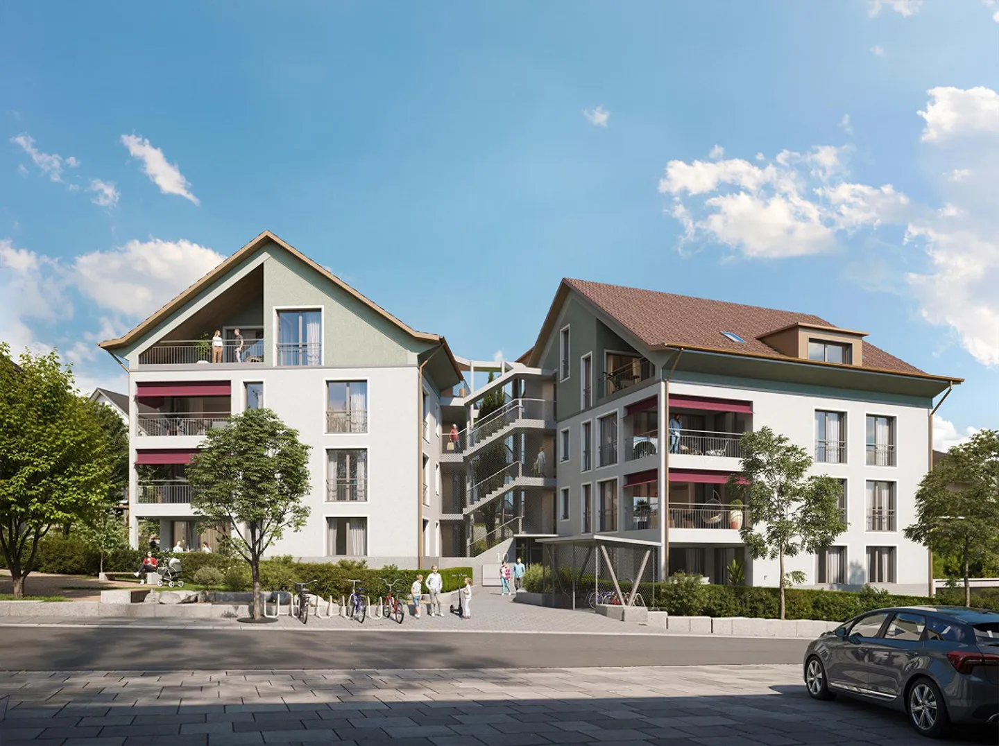 Stilvolle Wohnungen in Auw - Foto 1 von 7