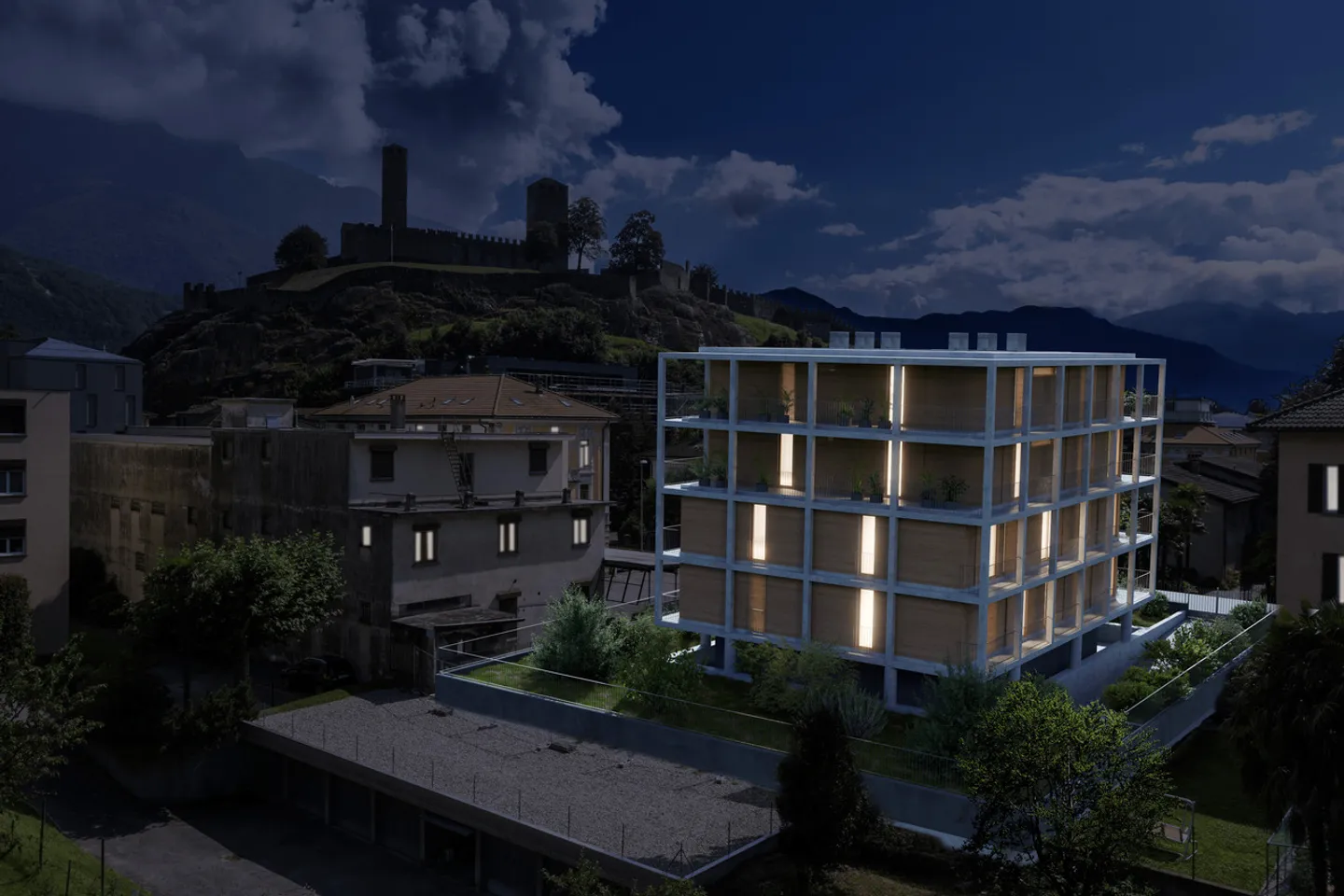 BELLINZONA CENTER - Attic apartment with castle view, also as a second residence - Photo 4 of 12