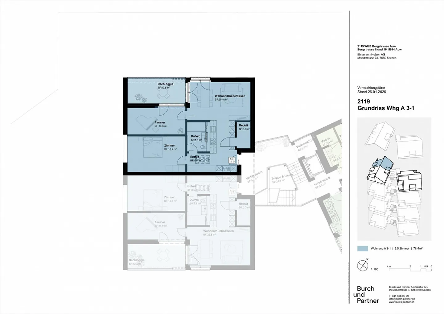 Stilvolle Wohnungen in Auw - Foto 7 von 7