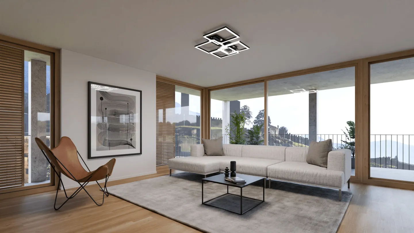 BELLINZONA CENTER - Attic apartment with castle view, also as a second residence - Photo 6 of 12