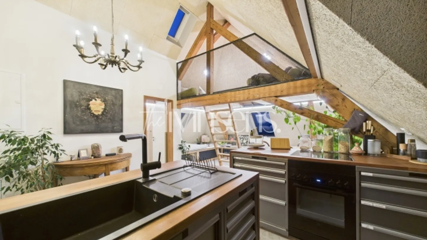 2.5 Room Loft Apartment Above the Rooftops of Kreuzlingen - Photo 1 of 14