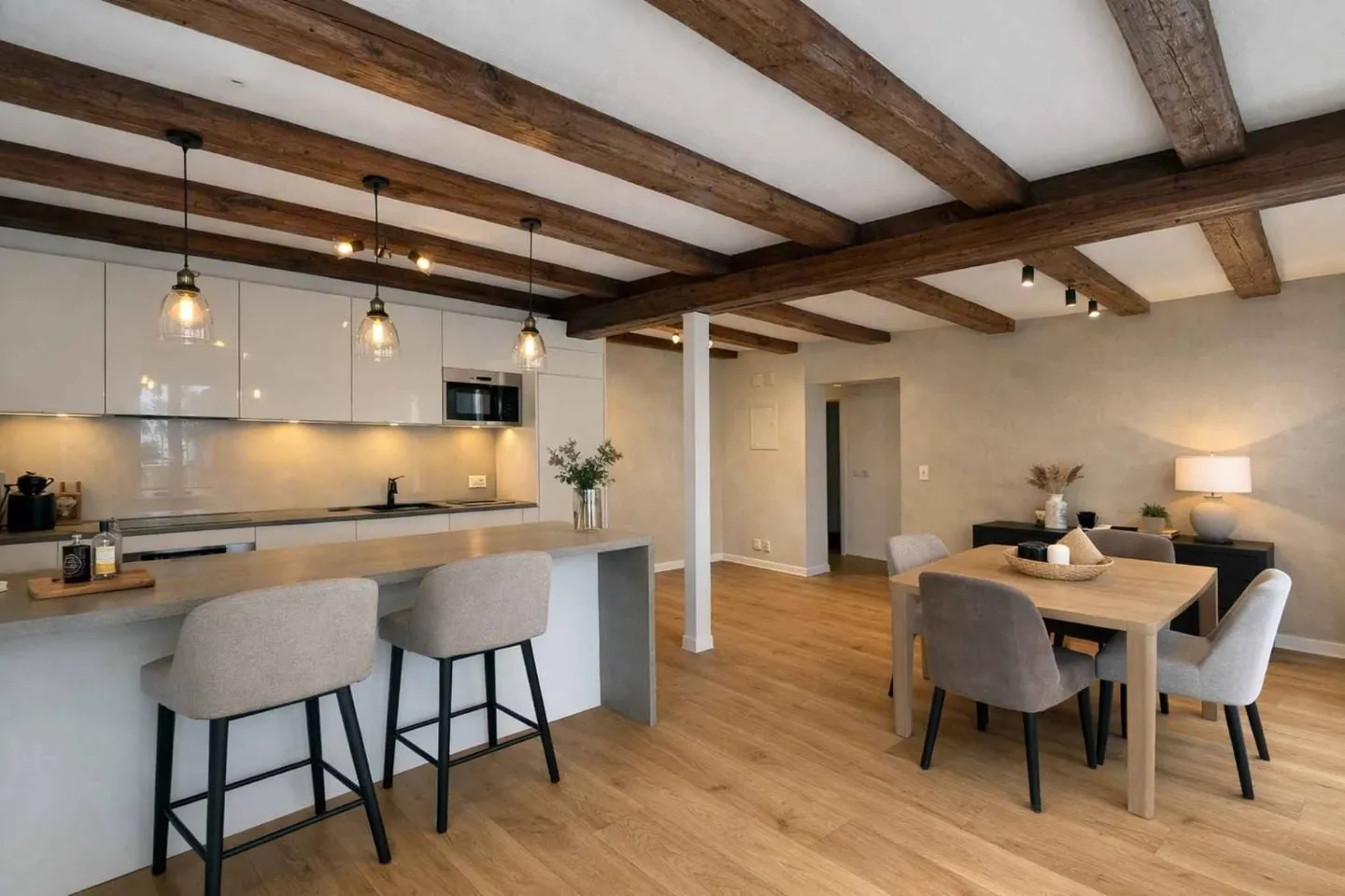 Magnifique maison de campagne avec charme, volume et vue sur les Alpes, rénovée - Photo 3 sur 13