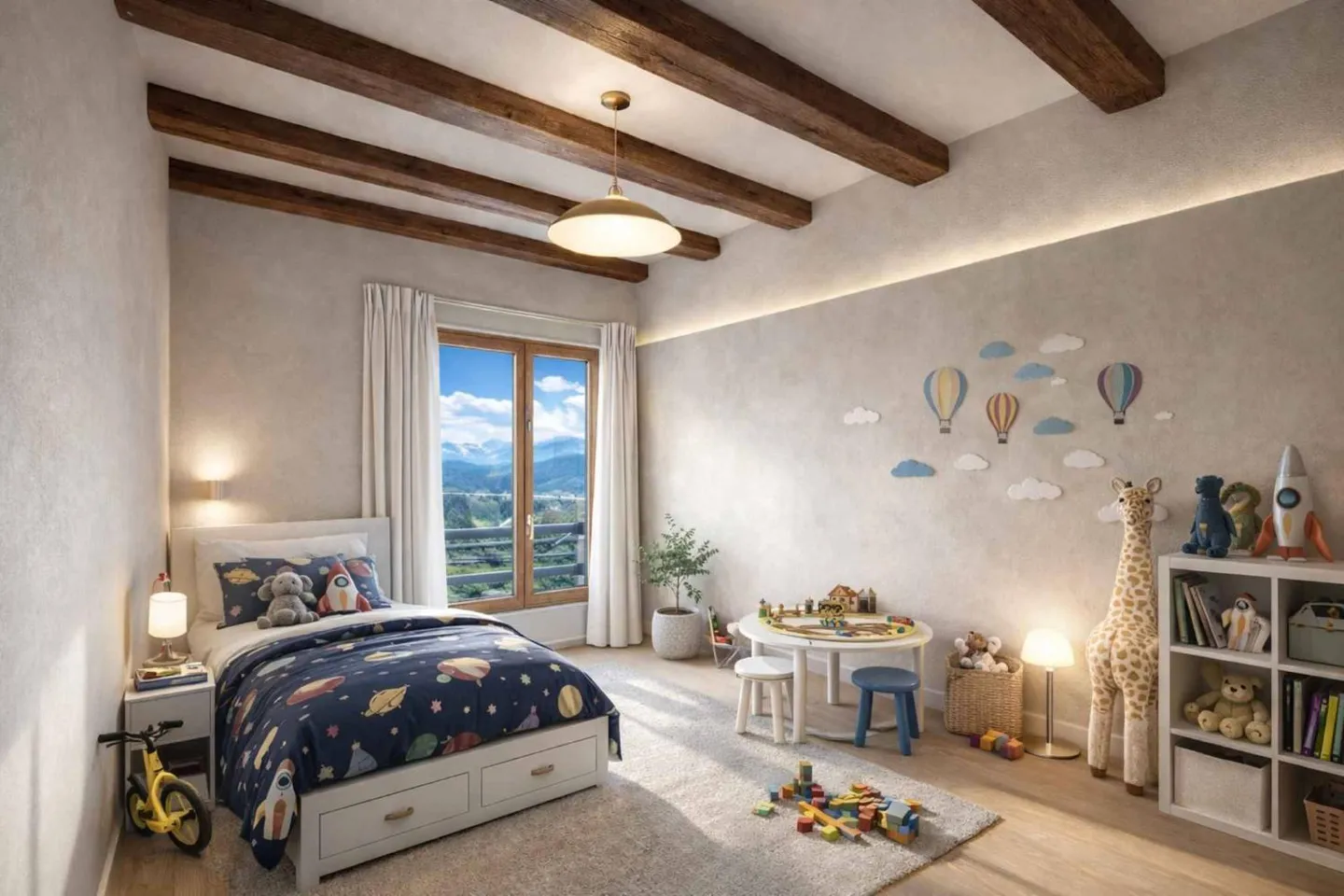 Magnifique maison de campagne avec charme, volume et vue sur les Alpes, rénovée - Photo 10 sur 13
