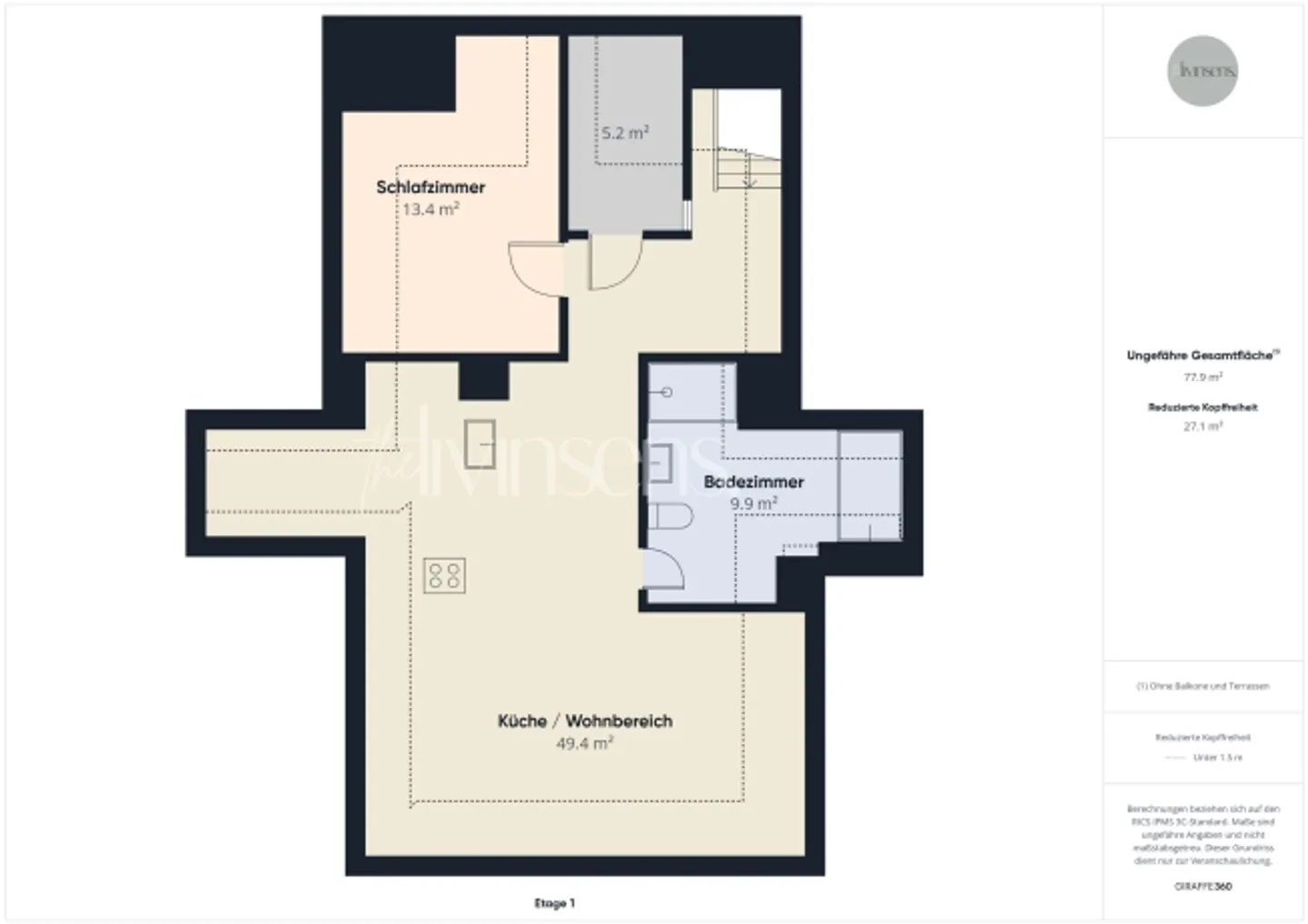 2.5 Room Loft Apartment Above the Rooftops of Kreuzlingen - Photo 14 of 14