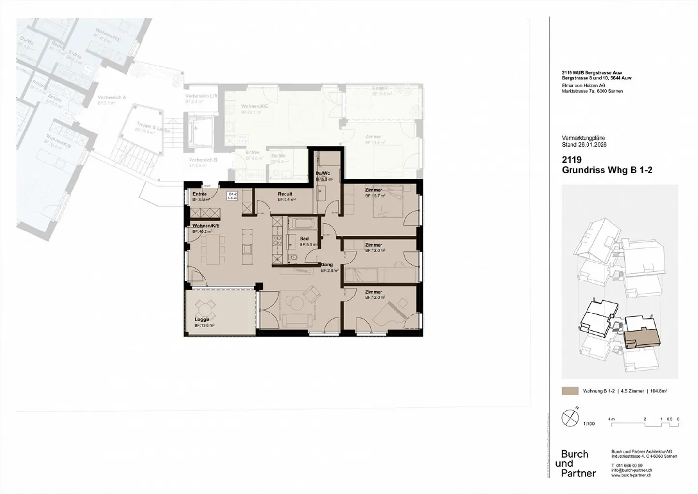 Stilvolle Wohnungen in Auw - Foto 7 von 7