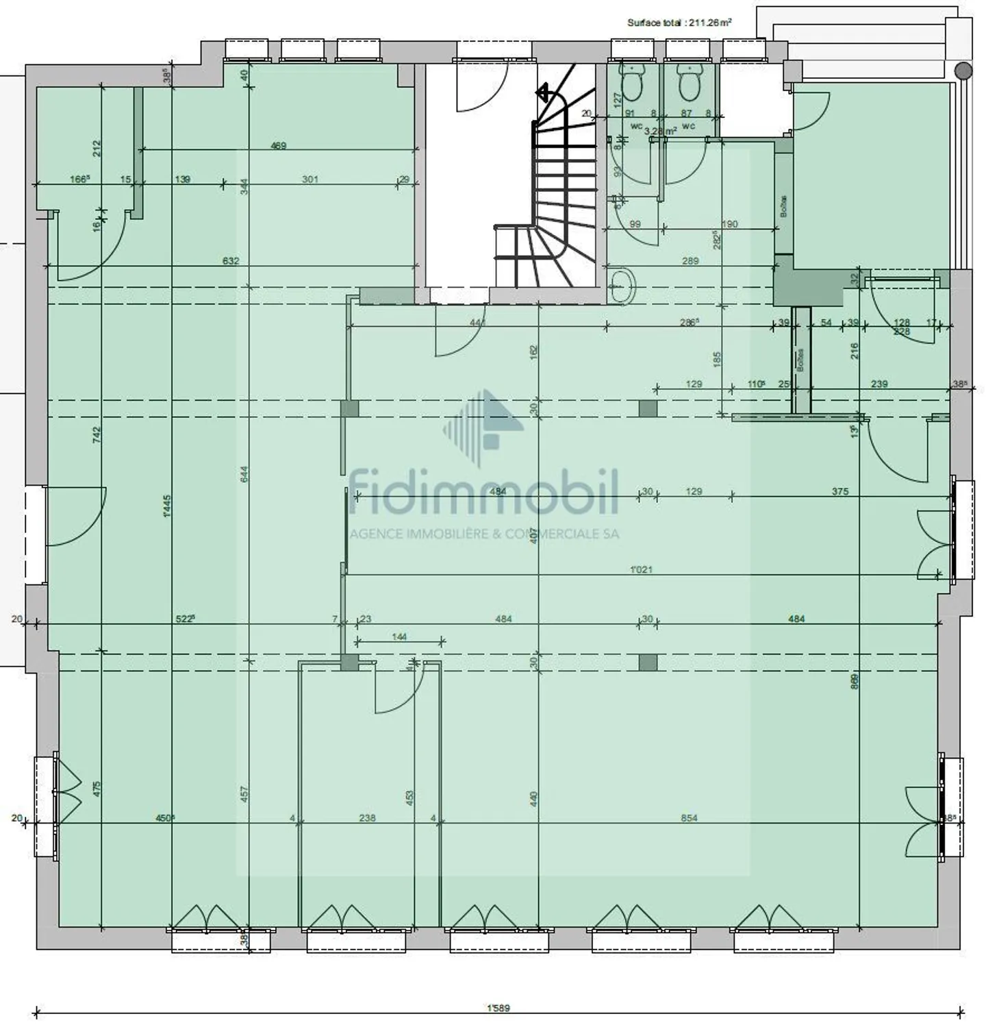 Locaux spacieux et polyvalents, idéalement situés - Photo 2 sur 2