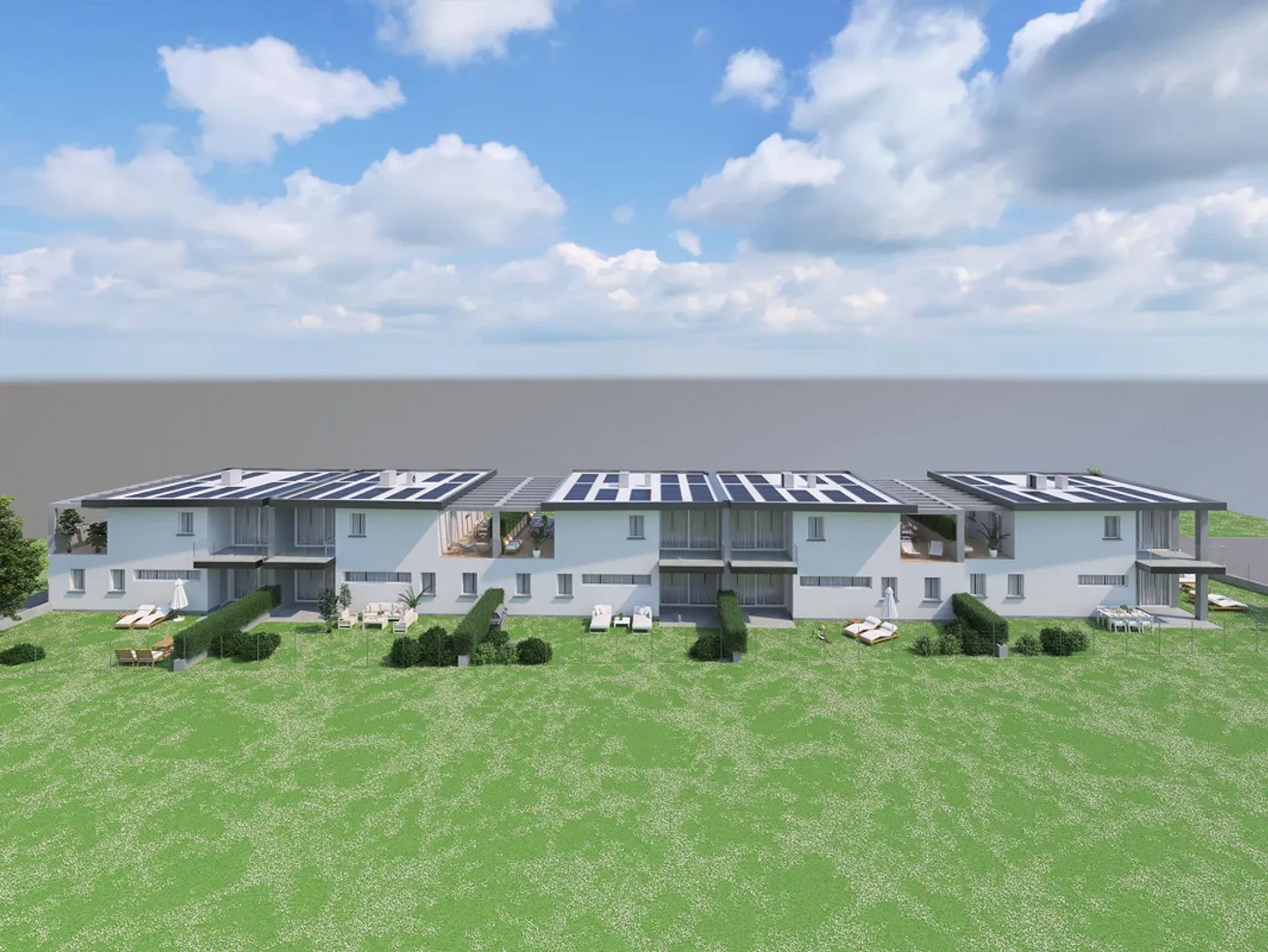 Building land with approved building permit - 5 single-family homes in Stabio - Photo 3 of 5