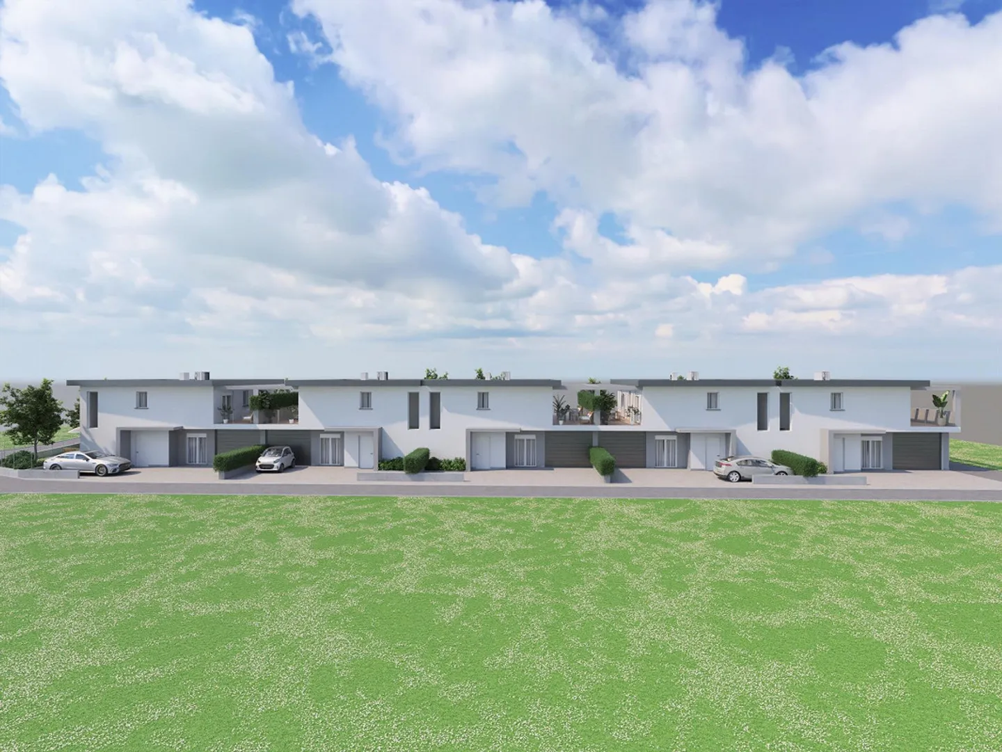Building land with approved building permit - 5 single-family homes in Stabio - Photo 4 of 5