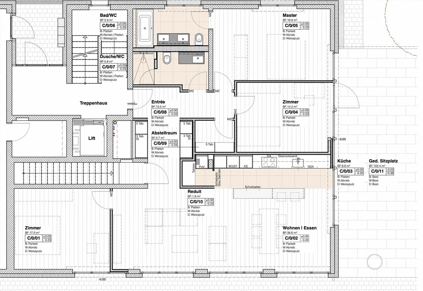 4.5-room garden apartment - Photo 5 of 5