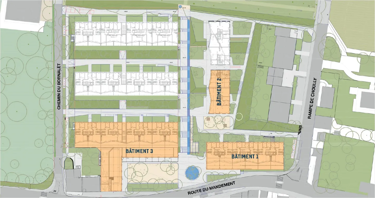 Satigny - Nuovo quartiere contemporaneo e sostenibile - Foto 3 di 11