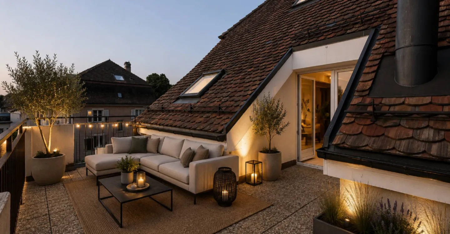 Duplex-Attikawohnung mit Terrasse und Balkon - Foto 8 von 11