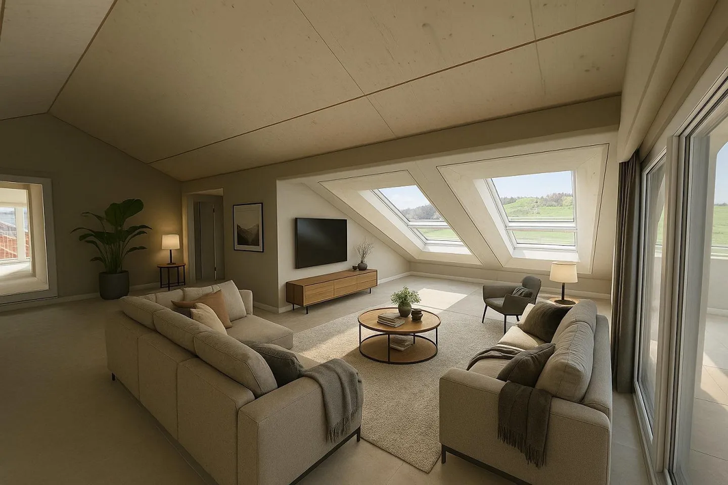 Nuovo - Prima occupazione grandi appartamenti 2.5 / 3.5 / 4.5 stanze, centro Haslen - Foto 2 di 15