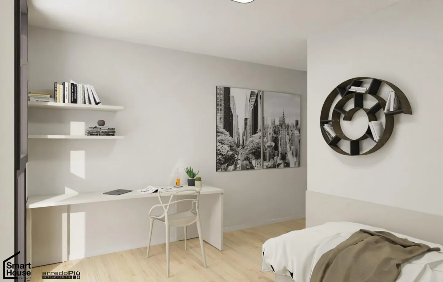 BELLINZONA - APPARTAMENTO ESCLUSIVO DI 3,5 LOCALI CON GRANDE TERRAZZA - Foto 6 di 7